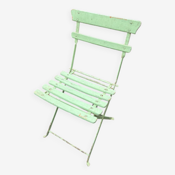 Chaise de jardinb pliante