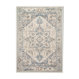 Tapis d'orient beige et bleu 160x230 cm kama