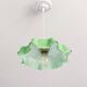 Vintage opaline pendant light