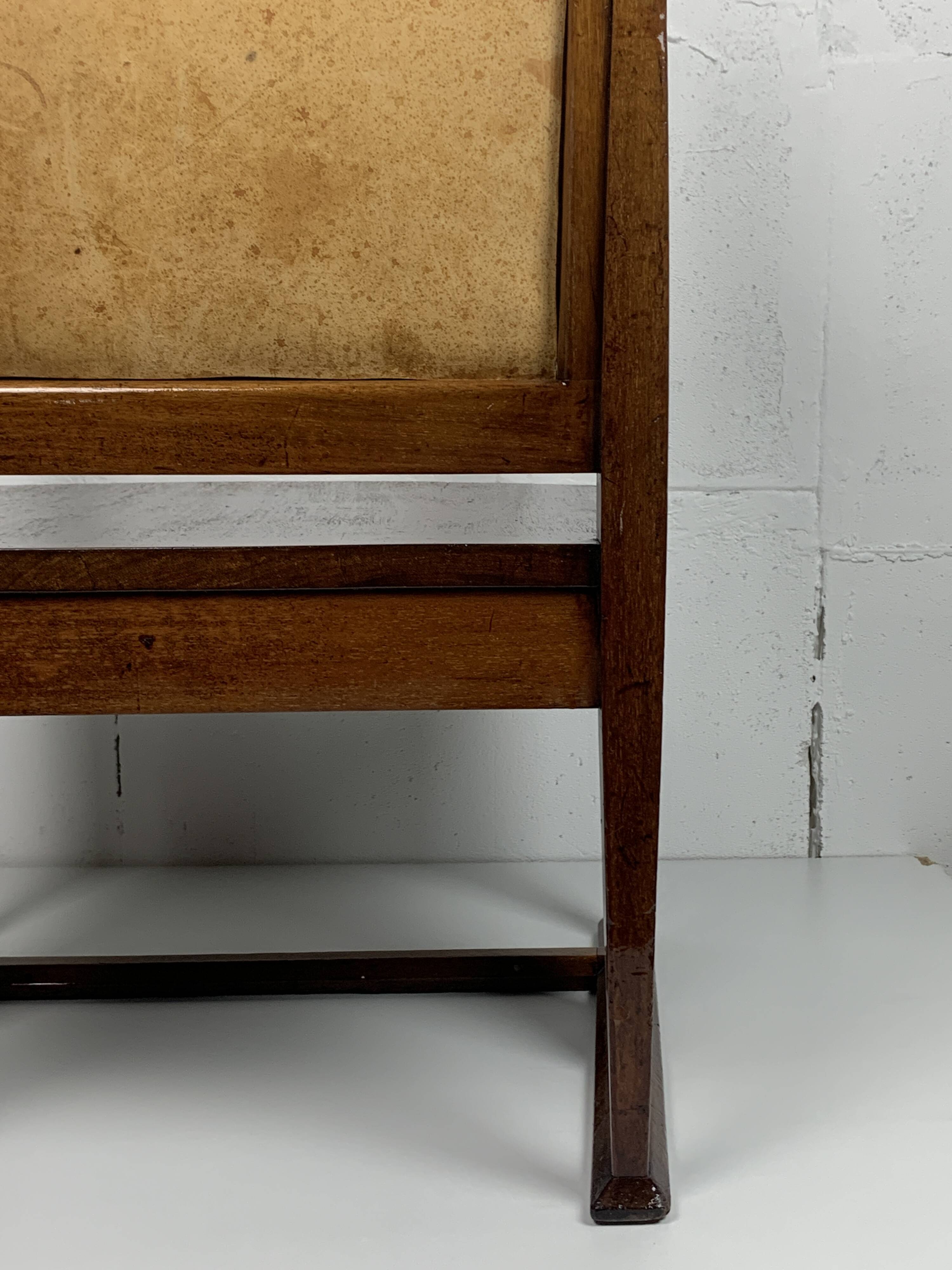 Chaise Arts and Crafts de William Birch par EG Punnett pour Liberty & Co. vers 1900