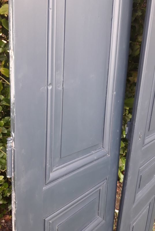 Paire de portes 222x97,5cm de placard