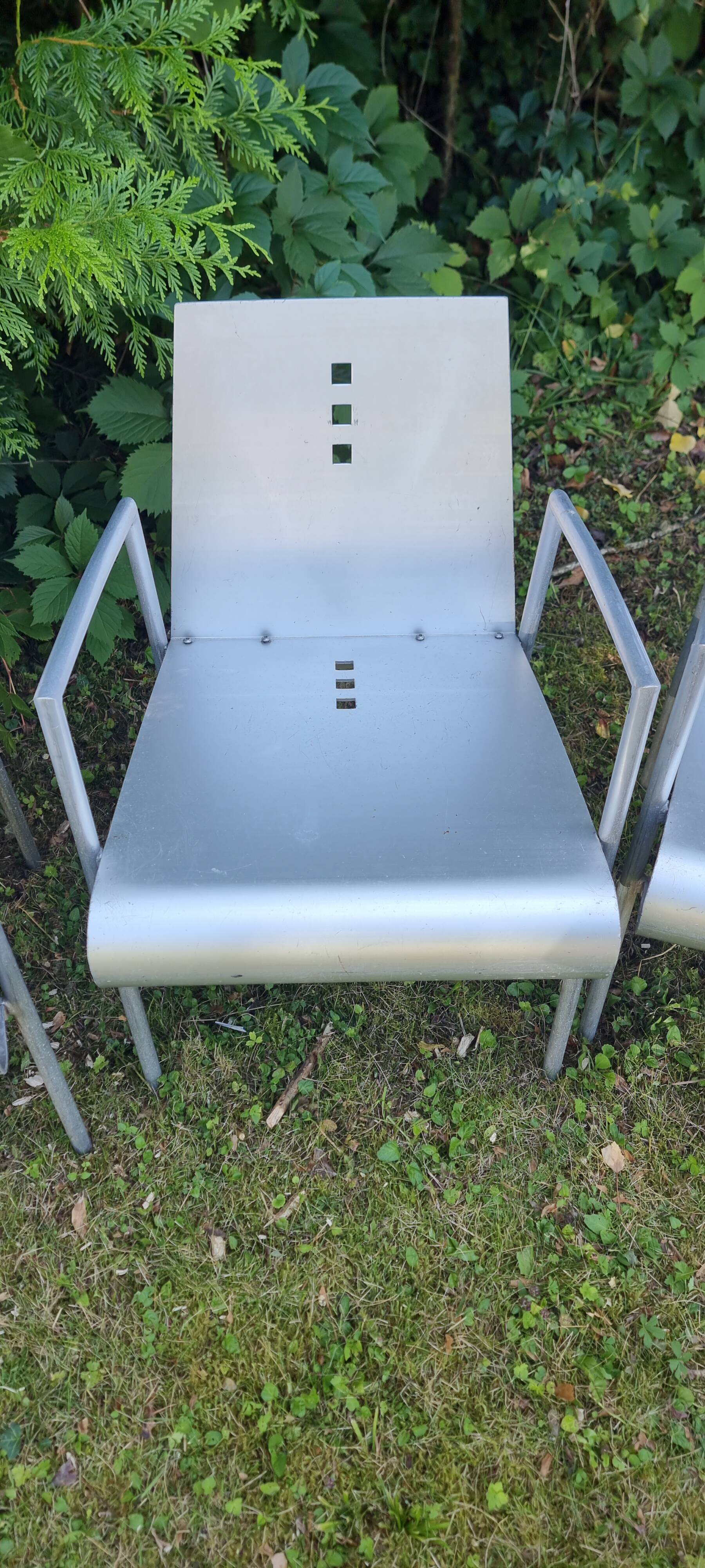 Set of six Christian Duc chairs, "Villette"_circa:1980