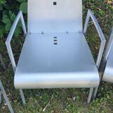 Set of six Christian Duc chairs, "Villette"_circa:1980