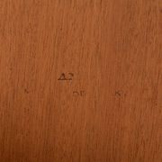 Table à manger extensible en teck moderne danois modèle 24 par Ansager Møbler années 1960.