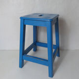 Painted wooden workshop stool