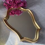 Golden baroque mirror