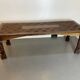 Hand-carved Congolese coffee table, 1989