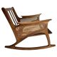 Mid-Century Modern Cane Rocking Chair, 1950s