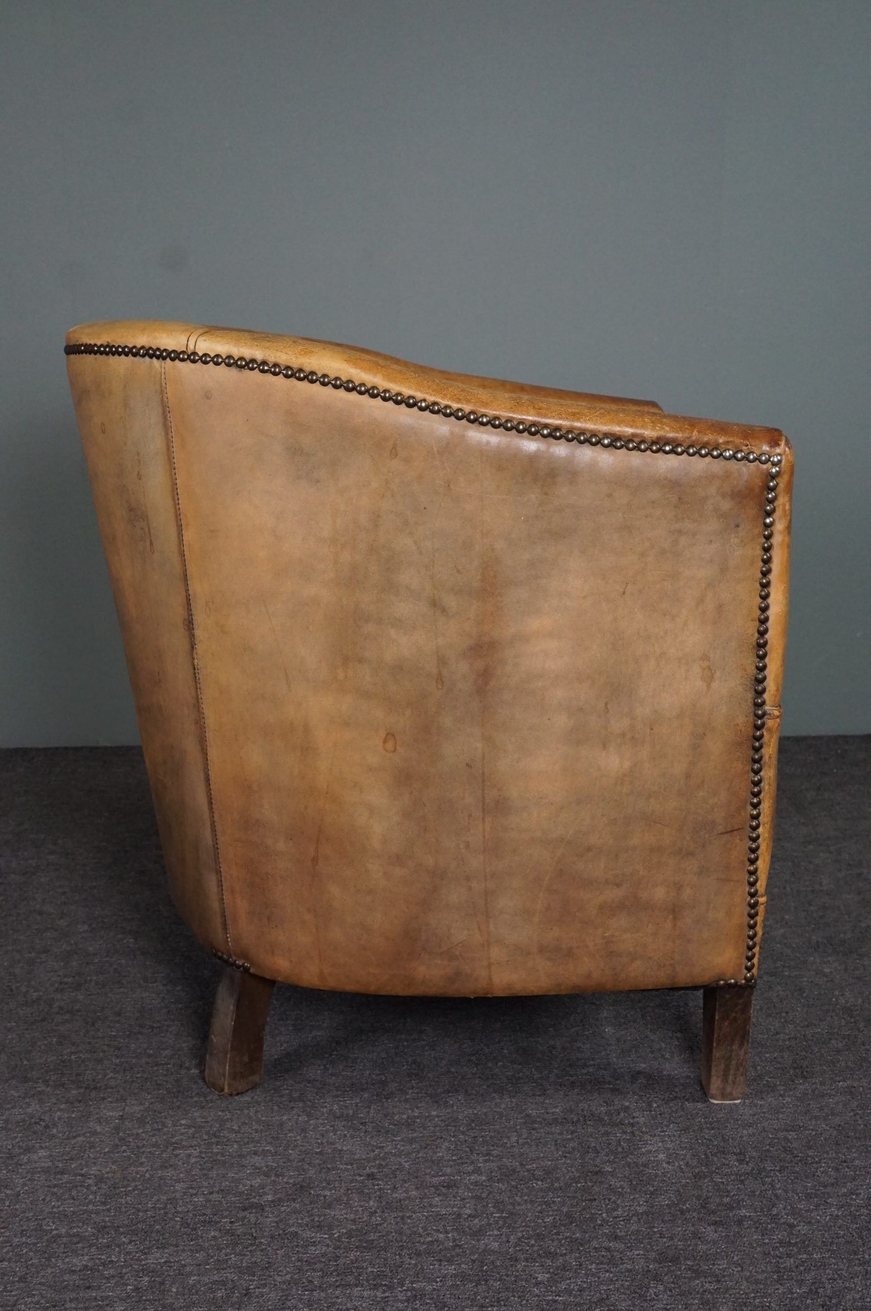 Sheepskin armchair