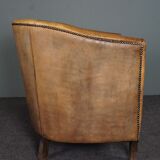 Sheepskin armchair