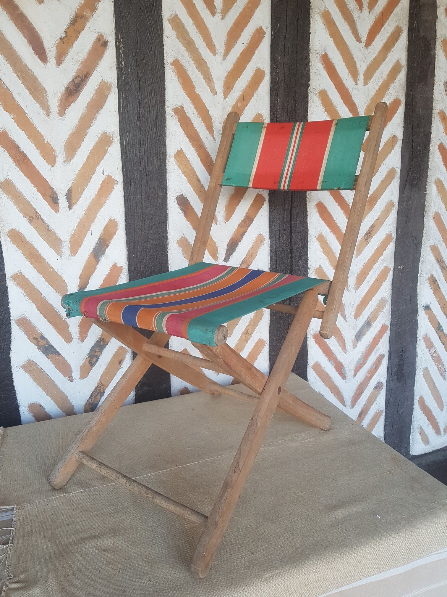 Vintage camping chair