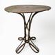 Table de jardin Eiffel en fer forgé riveté du XIXe