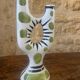 REVERNAY. Barbotine vase sculpture 1970s h 25cm
