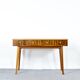 Midcentury Walnut Console Table / Desk By Morris Of Glasgow. Vintage