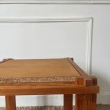 Vintage pine side table
