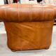 Fauteuil chesterfield en cuir une place xl