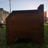 Art Deco banquette in its original condition.