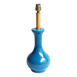 Pied de lampe en céramique - bleue