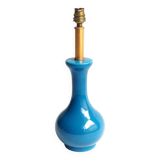 Blue ceramic lamp base