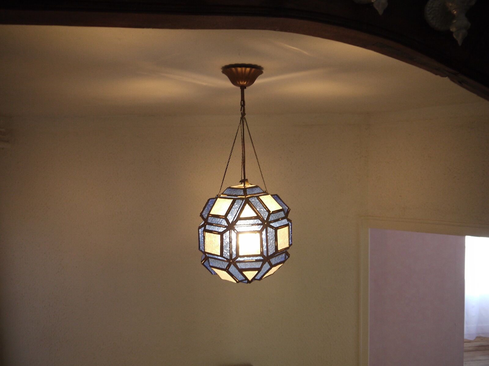 Octagonal chandelier