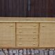 Rattan and Bamboo Enfilade in the style of Dal Vera 1970 Italy