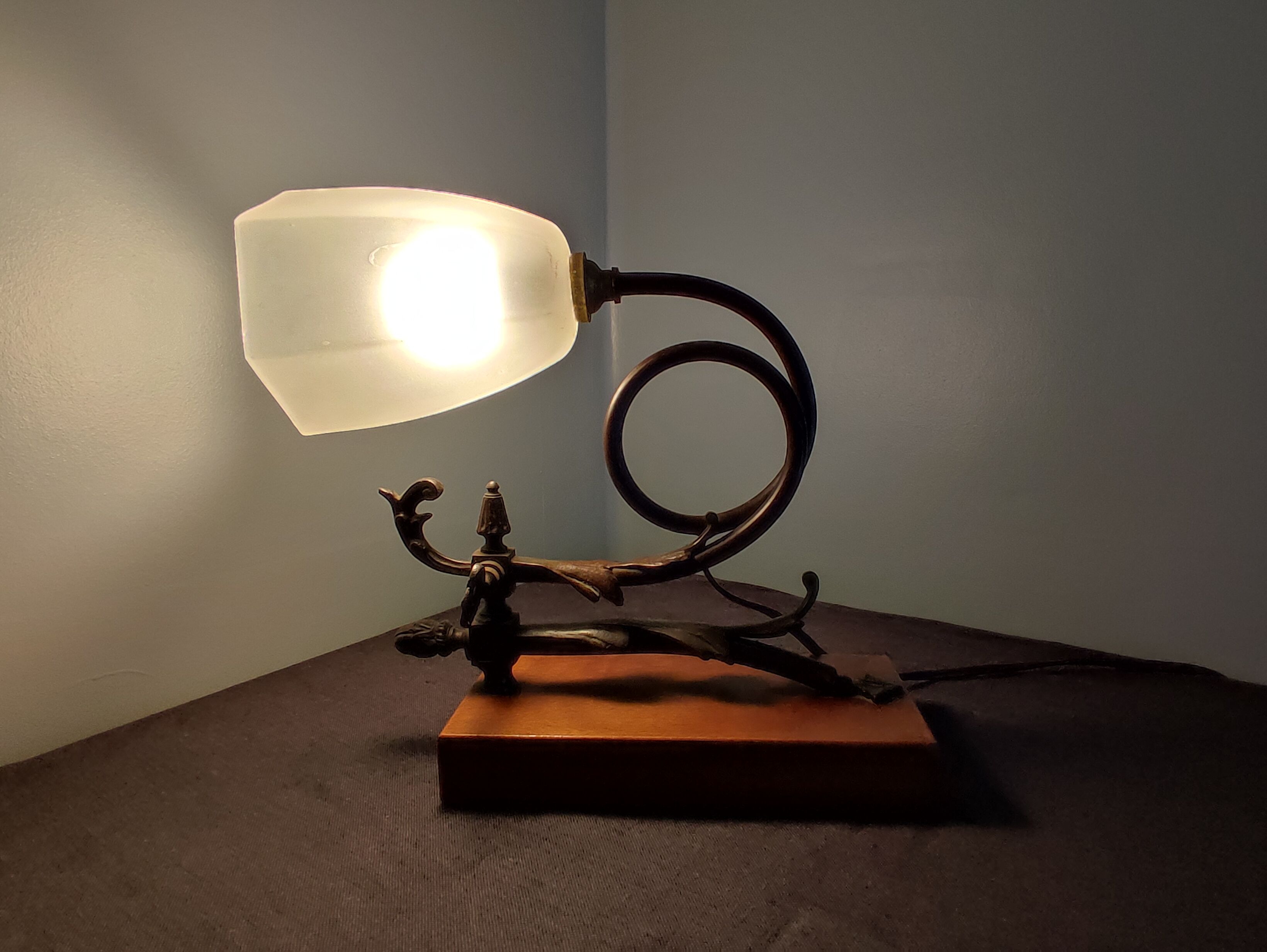 Table lamp/wall lamp old art nouveau