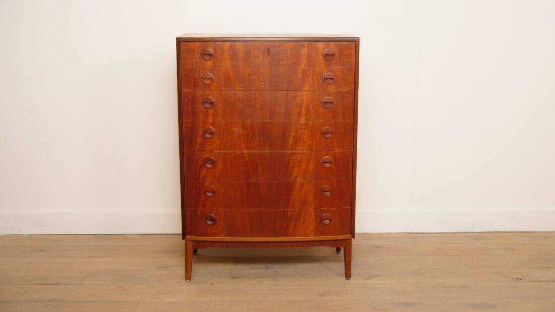 Vintage Danish chest of drawers | Teak | 7 drawers | 114 cm