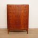 Commode danoise 7 tiroirs vintage en teck