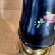 Lampe début 1900, câble tissu, abat-jour coton