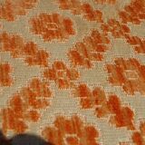 Antique Louis Philippe style chairs in walnut and velvet