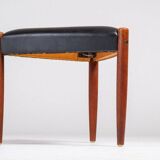 Three-Legged Teak Stool, Denmark, 1960s