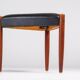 Three-Legged Teak Stool, Denmark, 1960s