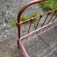 Metal bed with box spring