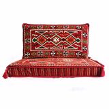Red Bohemian Majlis Sofa