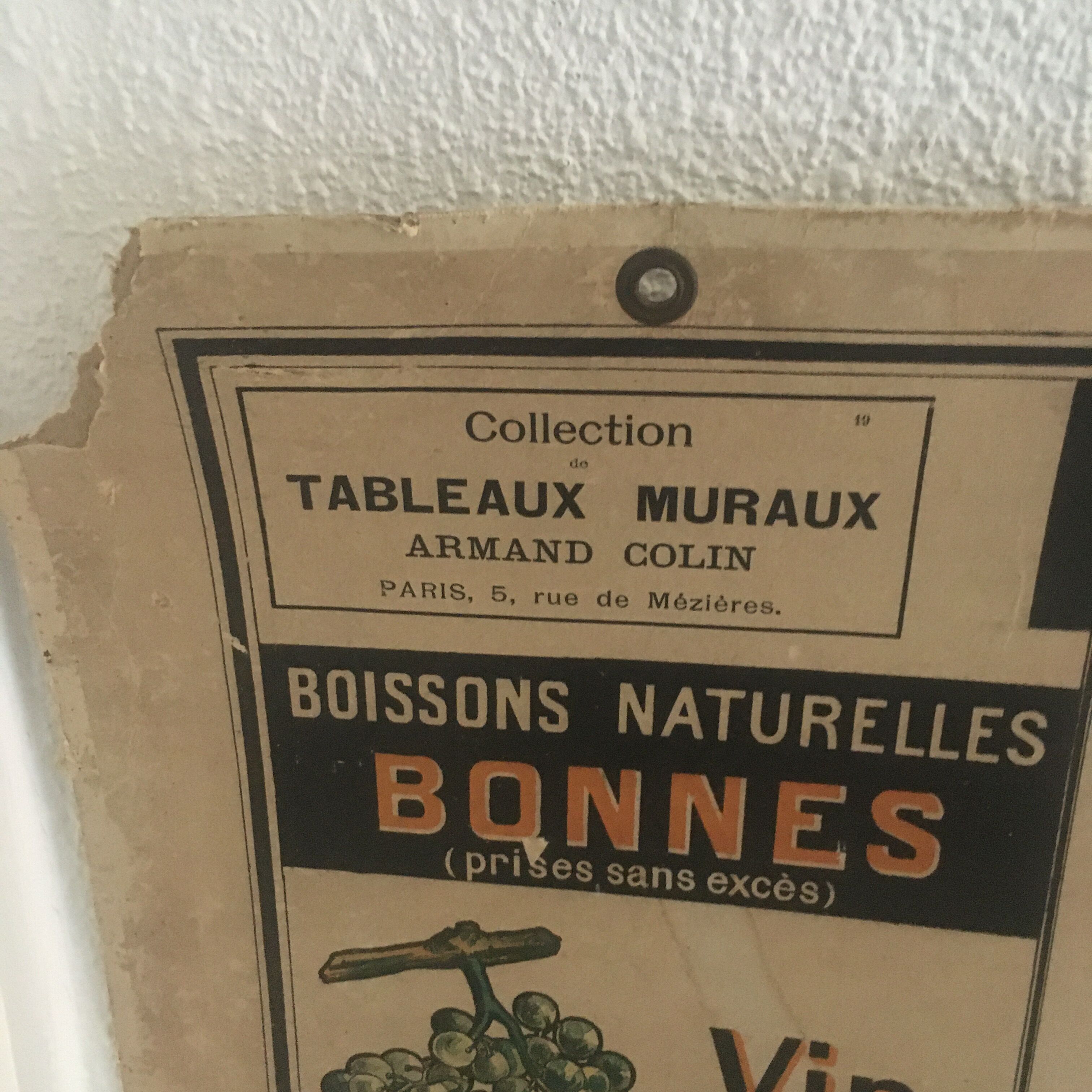 Educational panel "Alcohol is the enemy" 1910