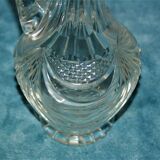 Carafe ewer for wine or water crystal cross of lorraine