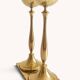 Scandinavian Modern Brass Candlesticks by Gunnar Ander for Ystad Metall
