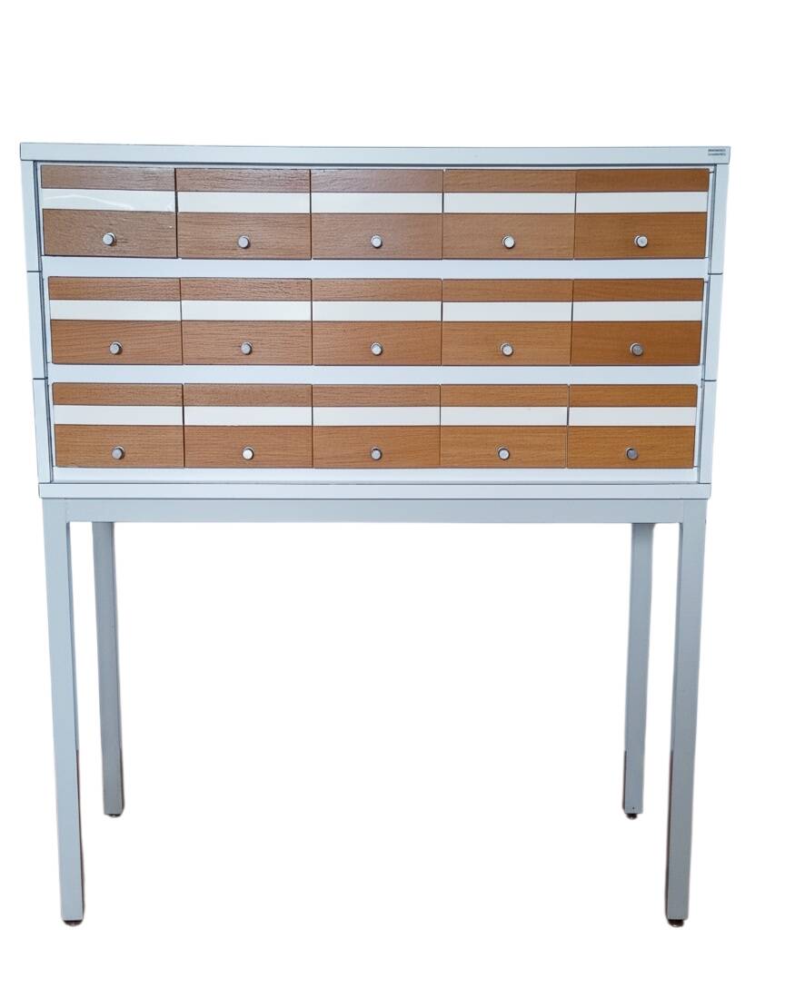 Meuble Borgeaud - Design Industriel & Bois - 15 Casiers