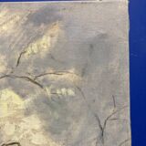 Marthe orant (1874-1957), spring, oil on canvas