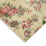 Turkish hand-knotted vintage 1970s beige carpet 157 cm x 255 cm