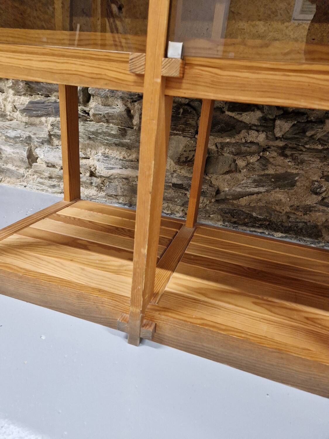 80s pine buffet in revival style