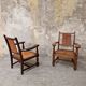 Paire de fauteuils néo-basque