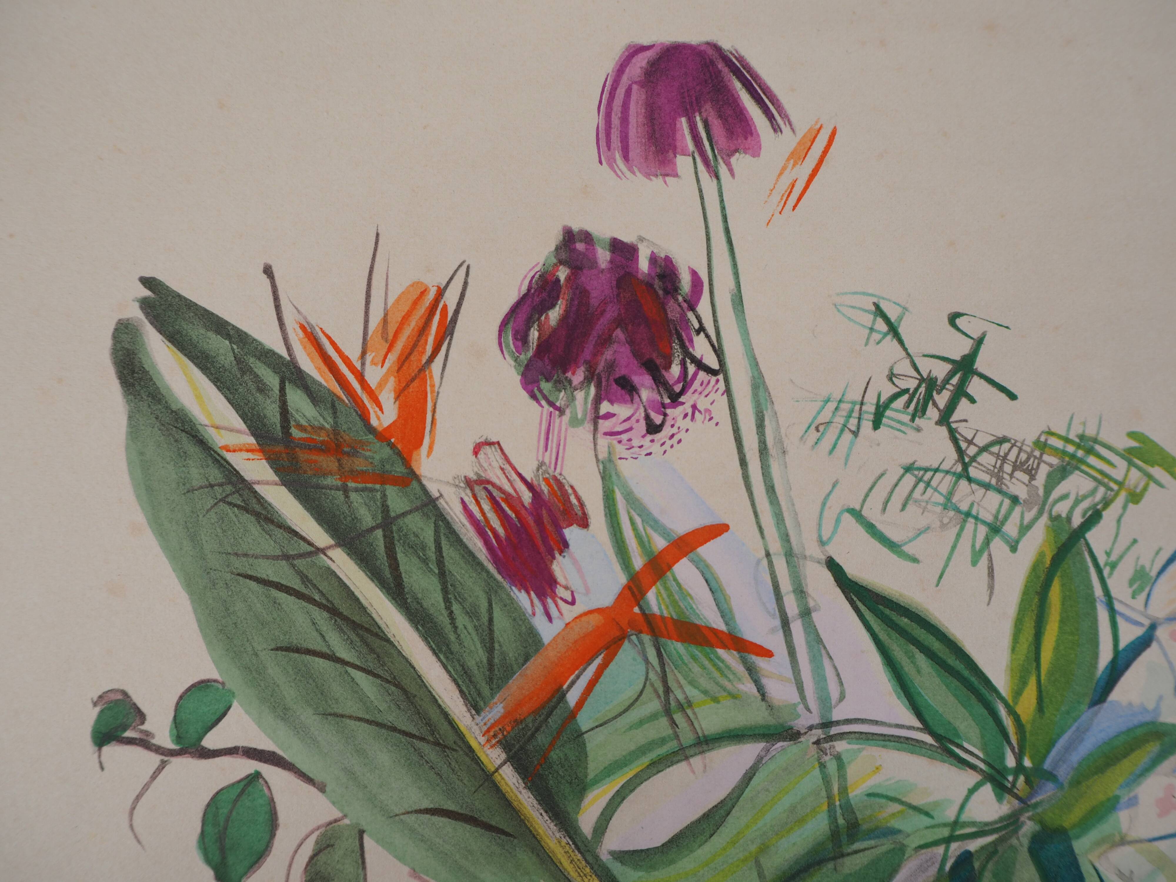 Raoul DUFY: Little wild flowers, Signed lithograph