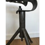 Forged iron stool