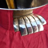 Art-deco ice bucket silver-plated metal art deco period reneka