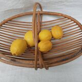 Rattan fruit basket