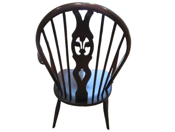 Authentic English Ercol Fleur De Lys Tub Chairs C.1960s