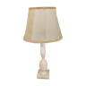 Large vintage-marble alabaster lamp - 60s