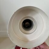Red metal desk lamp
