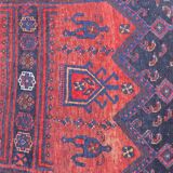 Tapis ancien persan bijar fait main 148x318 cm